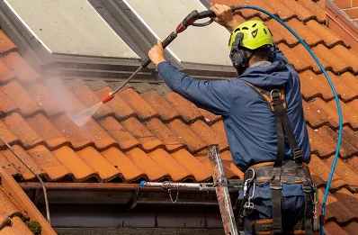 Démoussage et hydrofuge de toiture à Sare